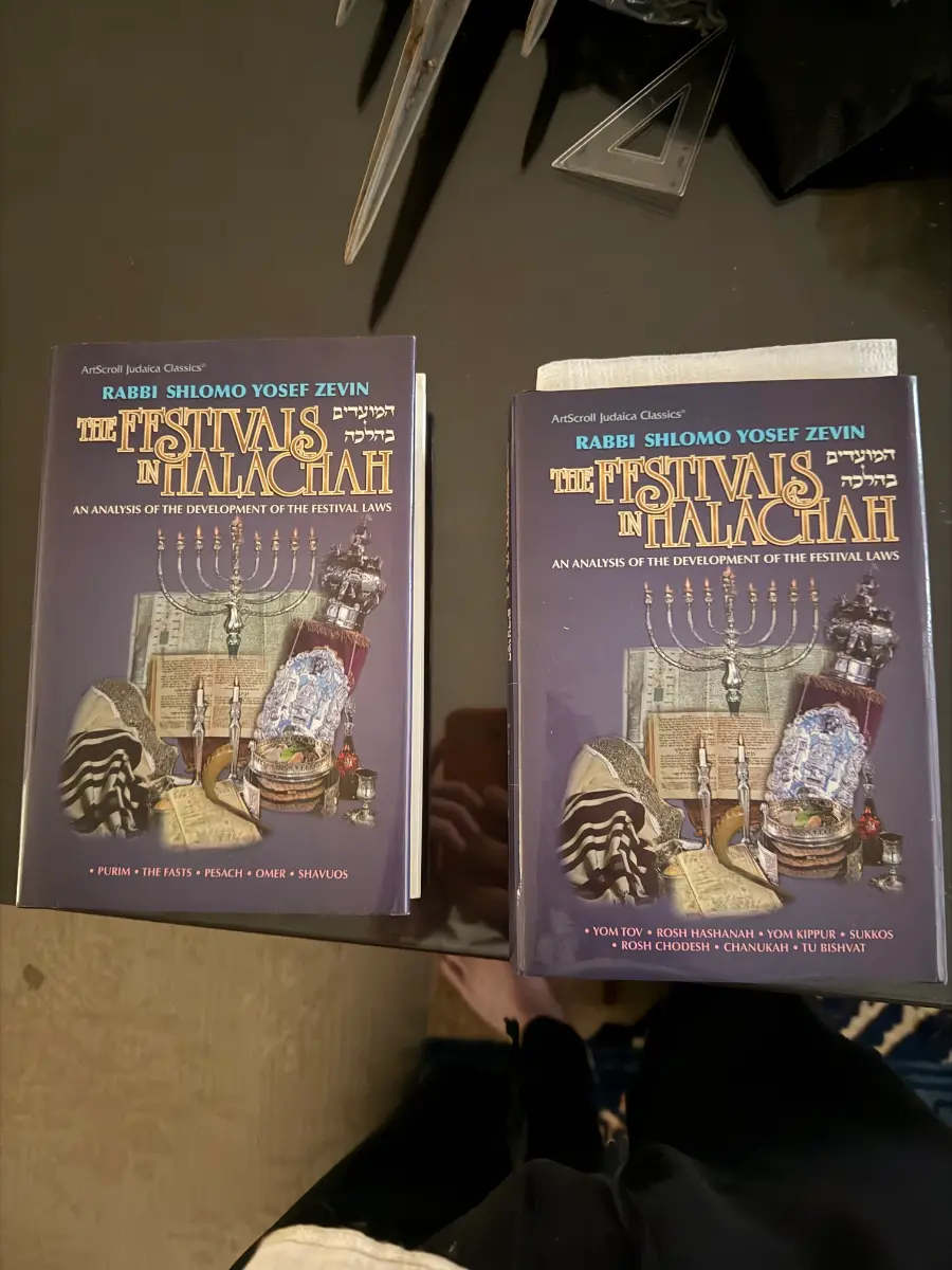 ArtScroll The Festivals in Halachah 2 Vol. Set - Image 1